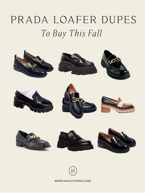 dupe prada shoes|prada loafer dupe.